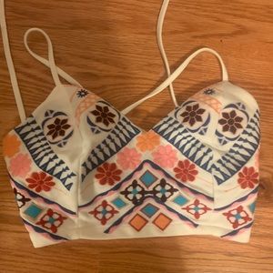 Lulus embroidered top